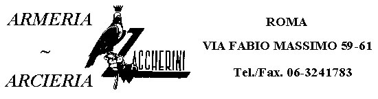 ARMERIA ZACCHERINI 1870 - 2021